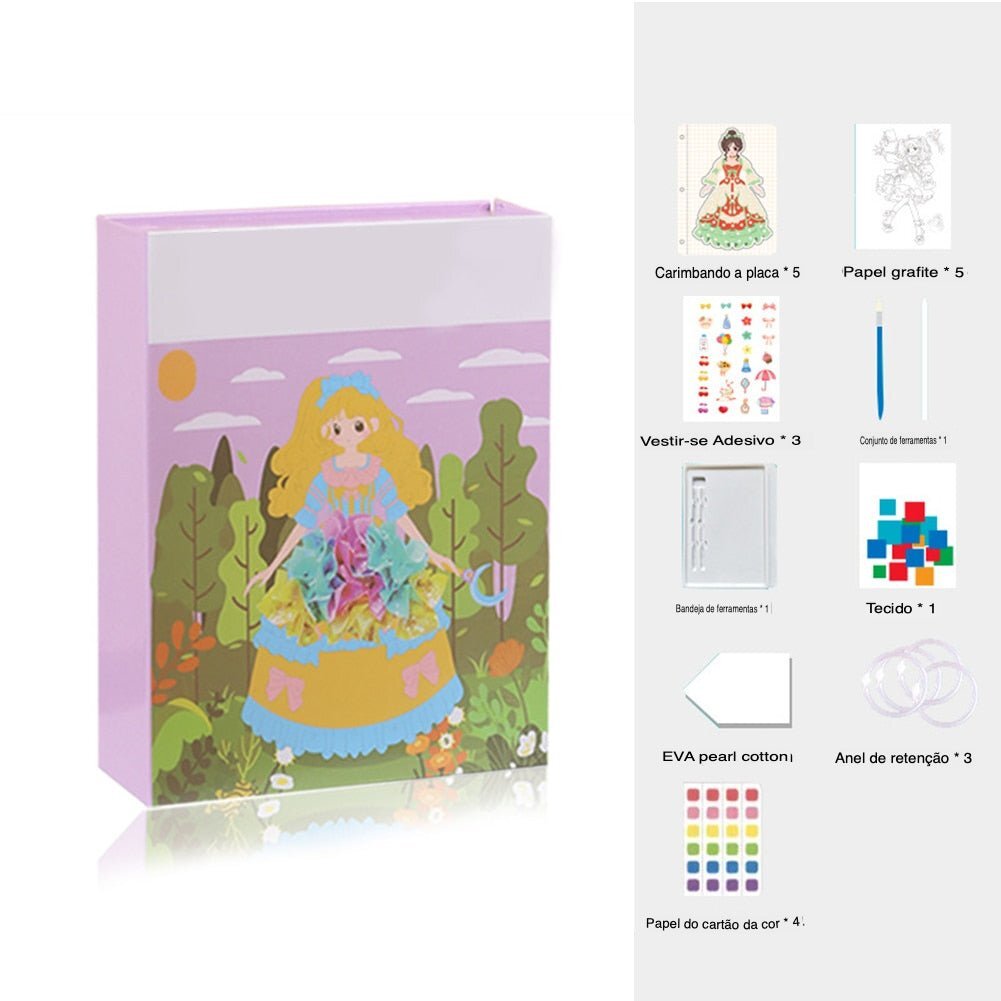 FashionFun™ - Caderno Educativo Infantil Para Meninas - Imagem 3