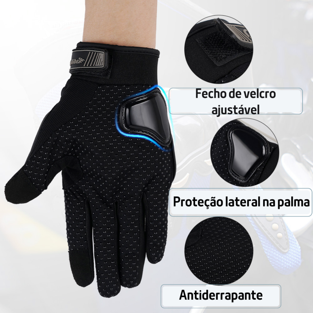 Luva Motociclista Resistente | Safe Hands - Imagem 3