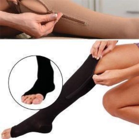 Meias de Compressão com Zíper Unissex - Com Prescrição Médica - ORIGINAL - Imagem 9