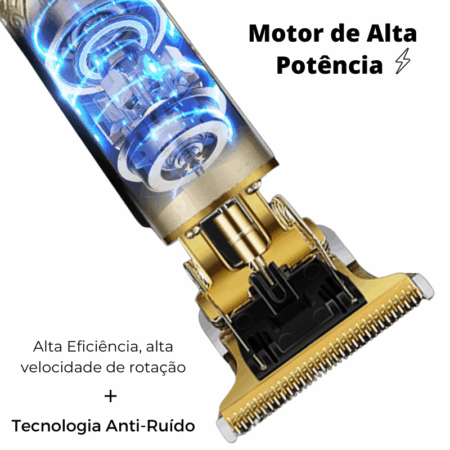 Máquina de Barbear Profissional UltraBarber® + 4 Pentes de Brinde - Imagem 3