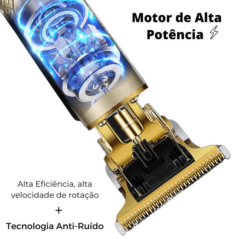 Máquina de Barbear Profissional UltraBarber® + 4 Pentes de Brinde - Imagem 3