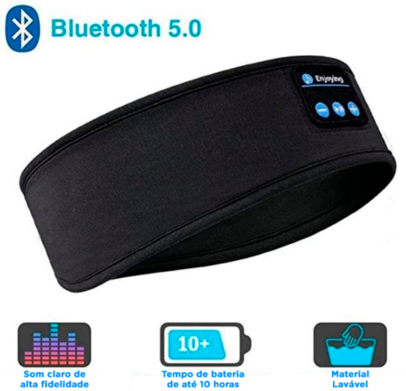 Fones de ouvido Bluetooth Com Bloqueio de Luz e Ruídos | SleepTech - Image 4