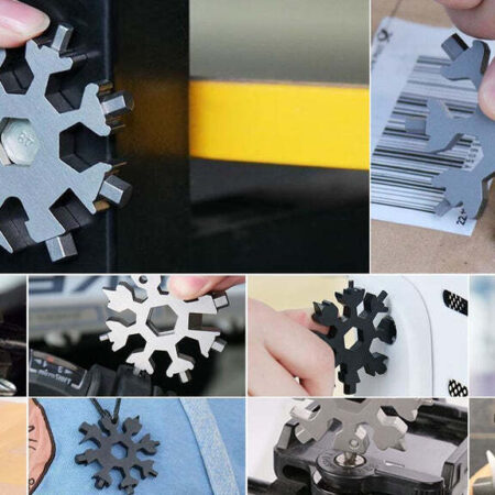Chave Multifuncional Floco de Neve 18 Em 1 | Snowflake Tool - Imagem 3