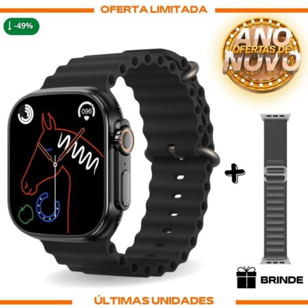 Smartwatch - Serie 8 Ultra + Pulseira Brinde - Image 2