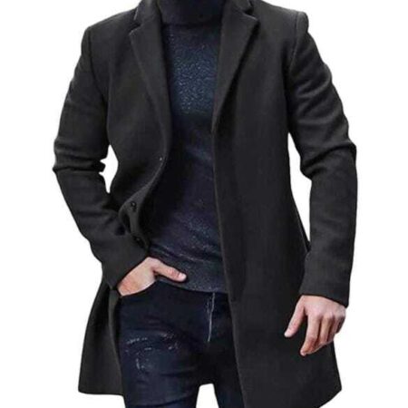 Sobretudo Longo elegante - Imagem 4