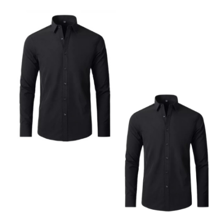 Camisas Flexível Comfort Tecido Seda Gelo - COMPRE 1 LEVE 2 - Imagem 15