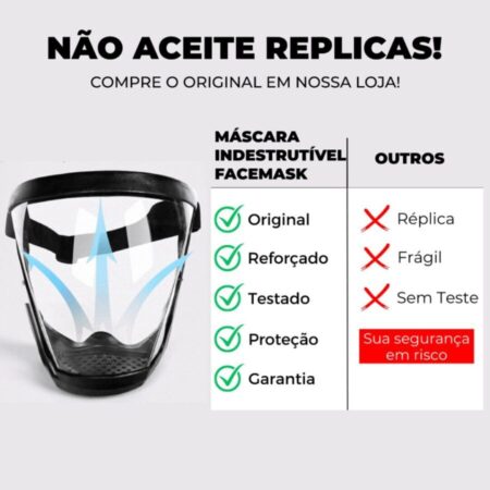 Máscara De Proteção Facial | Facemask - Imagem 5