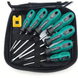 Conjunto com 7 Chaves Fenda e Philips