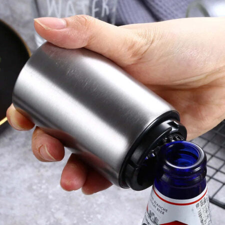 Abridor de Garrafa Magnético Automático em Aço Inoxidável | AutoOpen - Imagem 3