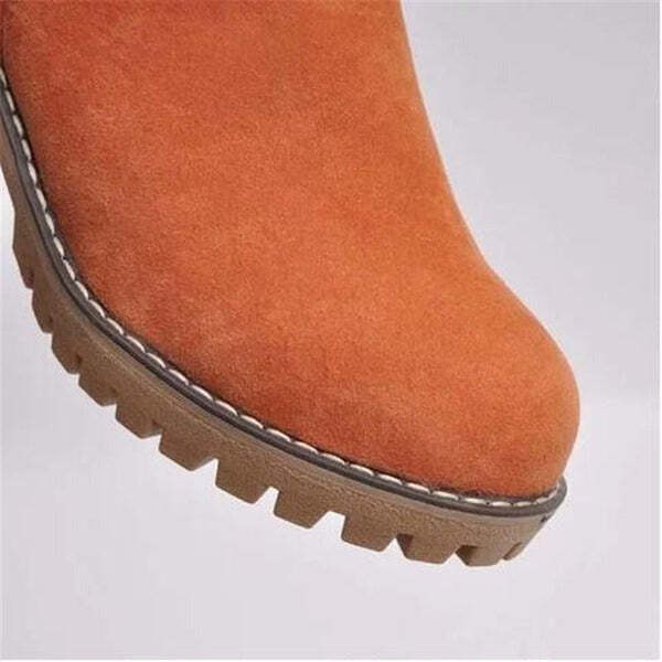 Bota Feminina de Inverno Forrada em Lã Fnac - Imagem 3
