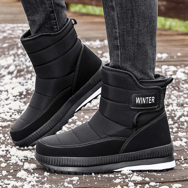 Bota Masculina de Inverno Forrada Impermeável Fnac - Imagem 2