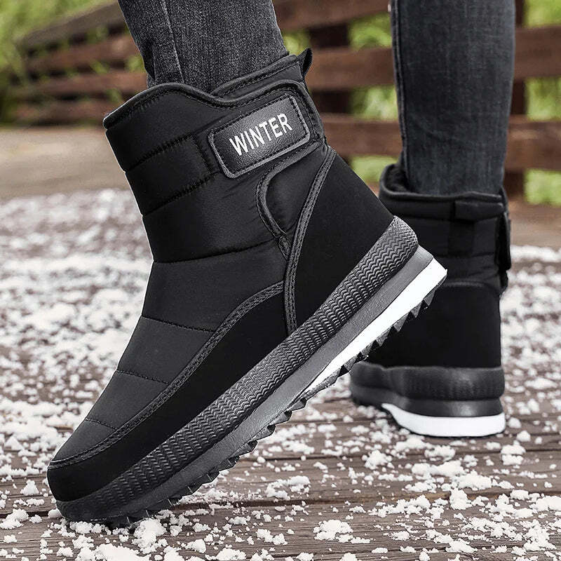 Bota Masculina de Inverno Forrada Impermeável Fnac - Imagem 3