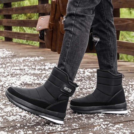 Bota Masculina de Inverno Forrada Impermeável Fnac - Imagem 4