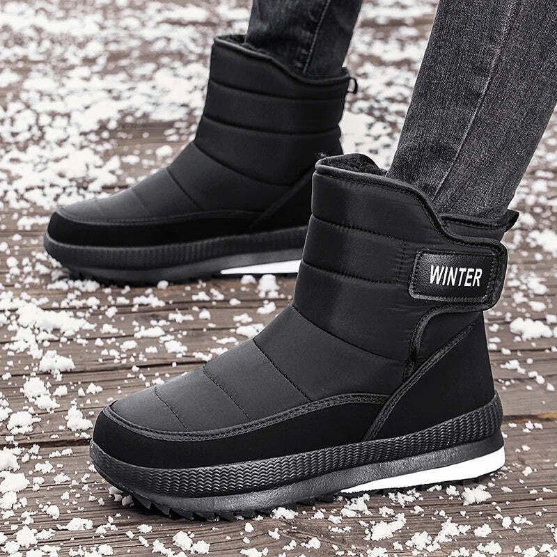 Bota Masculina de Inverno Forrada Impermeável Fnac - Imagem 6