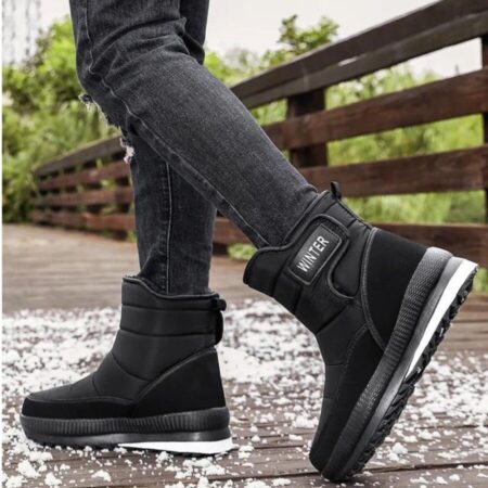 Bota Masculina de Inverno Forrada Impermeável Fnac - Imagem 5