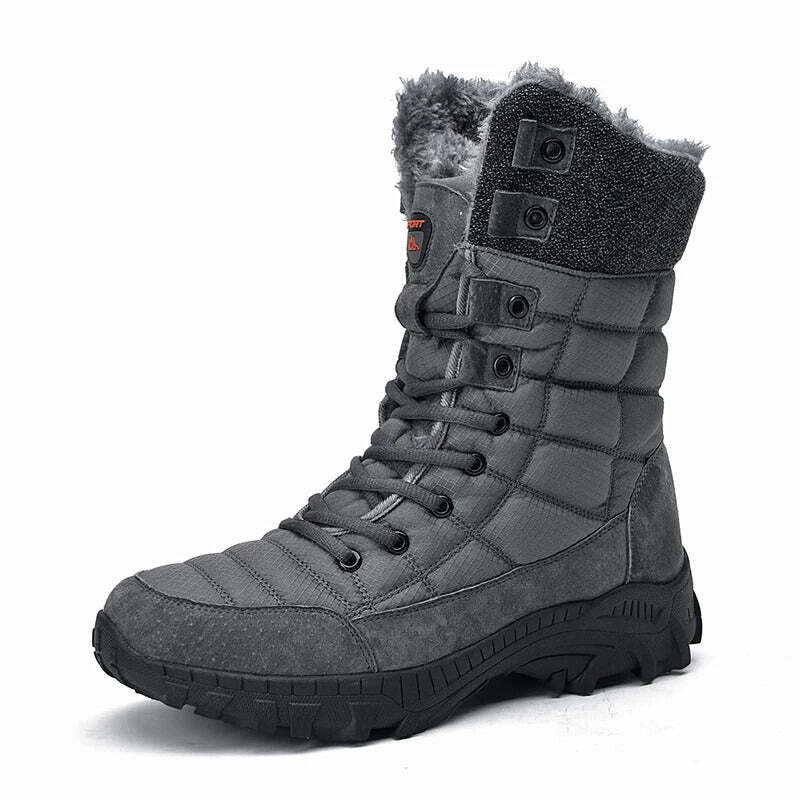 Bota Masculina de Inverno Forrada de Cano Alto Fnac