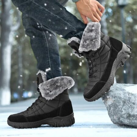 Bota Masculina de Inverno Forrada de Cano Alto Fnac - Imagem 2