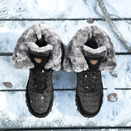 Bota Masculina de Inverno Forrada de Cano Alto Fnac - Imagem 6