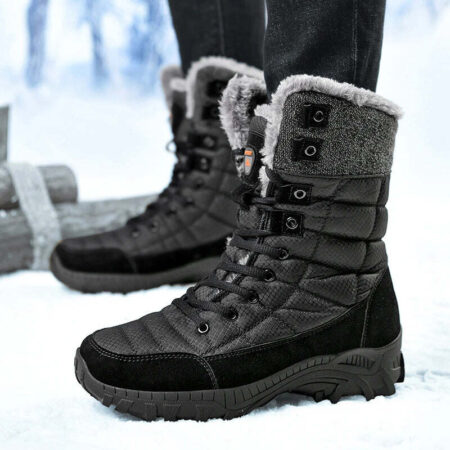 Bota Masculina de Inverno Forrada de Cano Alto Fnac - Imagem 3