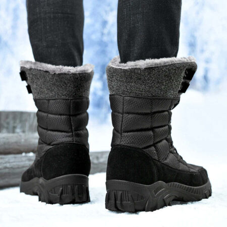 Bota Masculina de Inverno Forrada de Cano Alto Fnac - Imagem 7