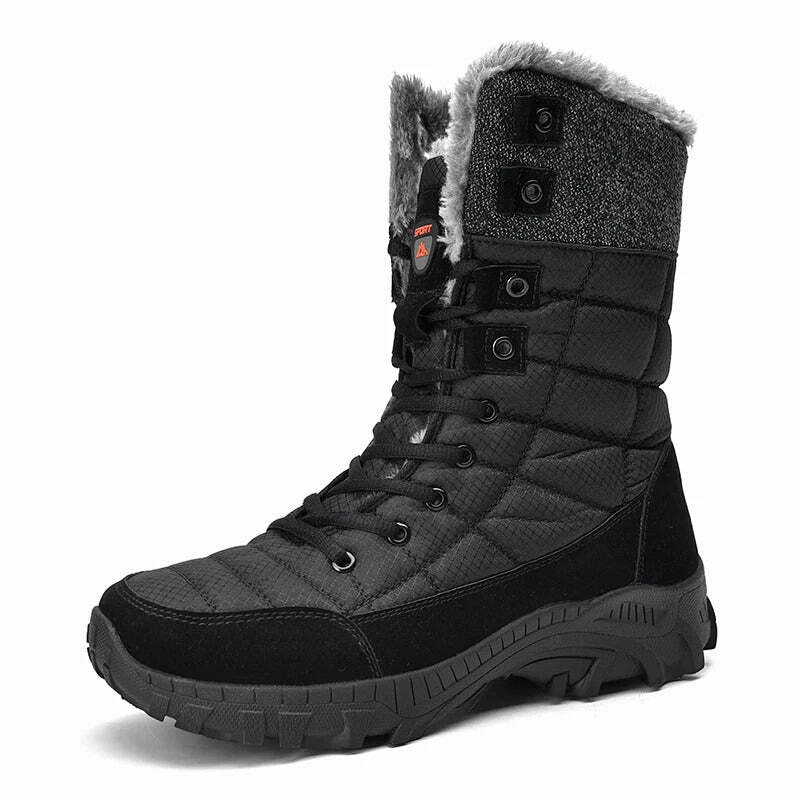 Bota Masculina de Inverno Forrada de Cano Alto Fnac - Imagem 8