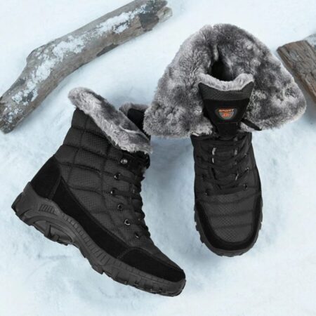 Bota Masculina de Inverno Forrada de Cano Alto Fnac - Imagem 4