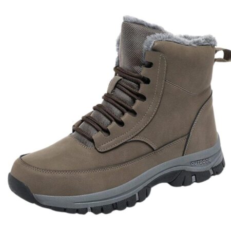 Bota Masculina de Inverno de Couro Pelúciada Fnac - Imagem 7
