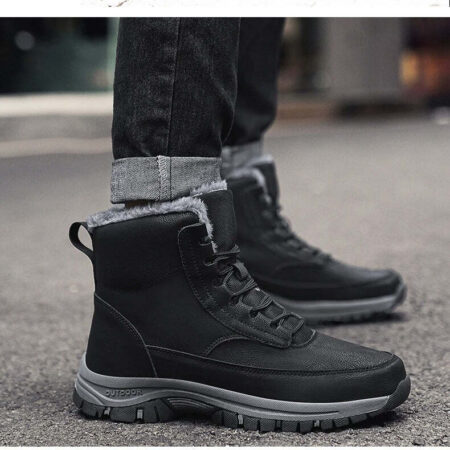 Bota Masculina de Inverno de Couro Pelúciada Fnac - Imagem 6