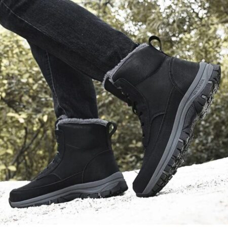 Bota Masculina de Inverno de Couro Pelúciada Fnac - Imagem 2