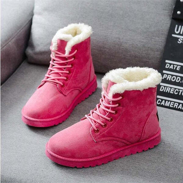 Bota de Camurça Feminina de Inverno Fnac
