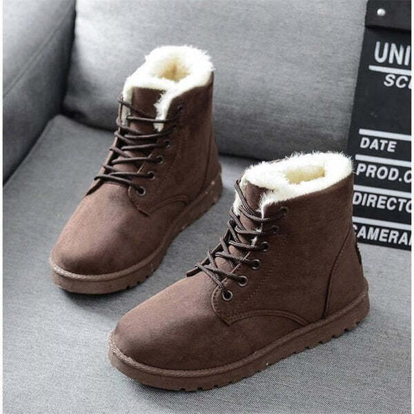 Bota de Camurça Feminina de Inverno Fnac - Imagem 2