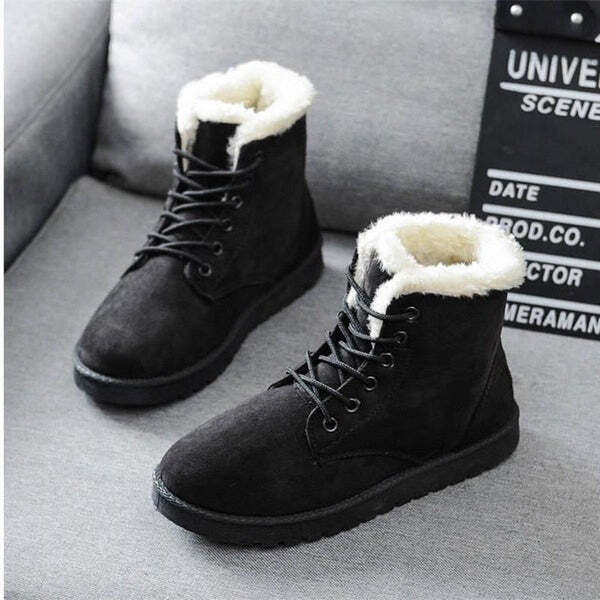 Bota de Camurça Feminina de Inverno Fnac - Imagem 5