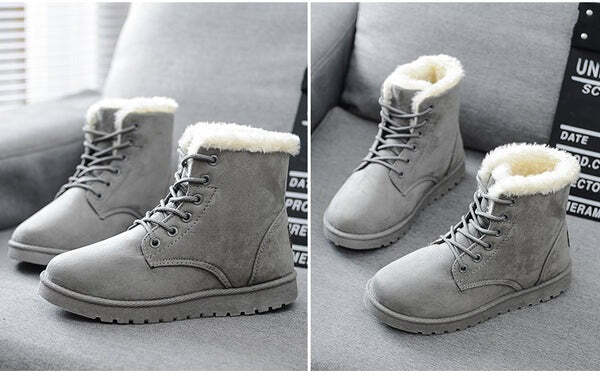 Bota de Camurça Feminina de Inverno Fnac - Imagem 7