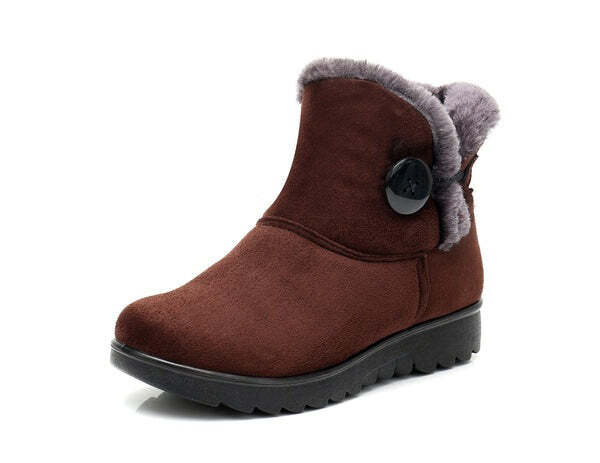 Bota de Inverno Feminina Aveludada Fnac - Imagem 11