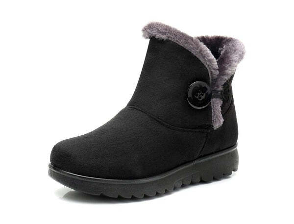 Bota de Inverno Feminina Aveludada Fnac - Imagem 12