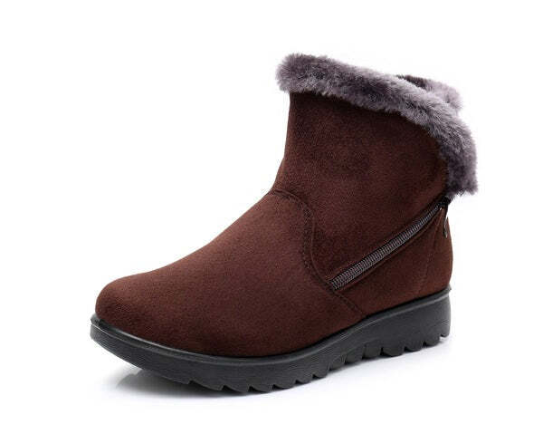 Bota de Inverno Feminina Aveludada Fnac - Imagem 15