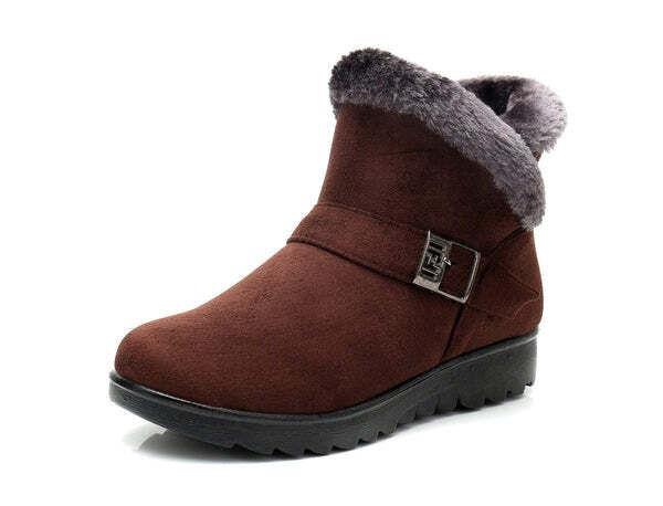 Bota de Inverno Feminina Aveludada Fnac - Imagem 16
