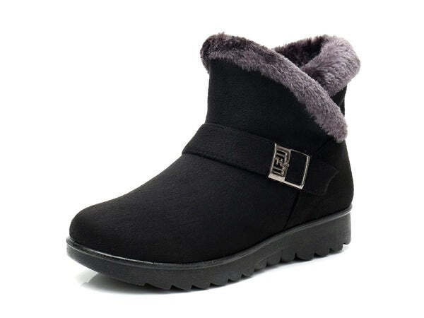 Bota de Inverno Feminina Aveludada Fnac - Imagem 18
