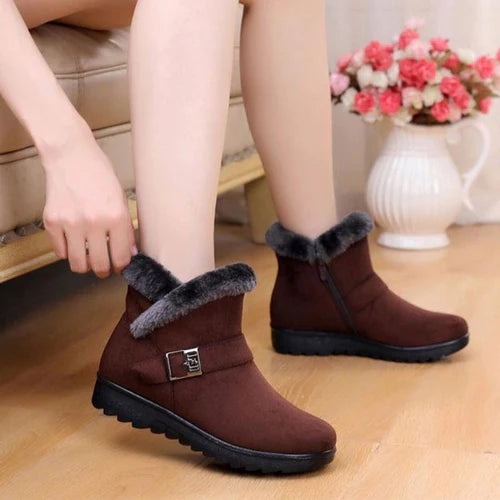 Bota de Inverno Feminina Aveludada Fnac - Imagem 2