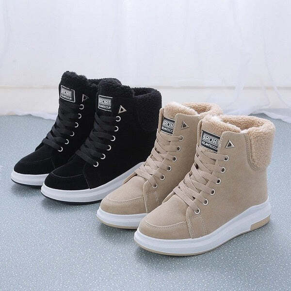 Bota de Inverno Feminina Cano Alto Fnac - Imagem 5