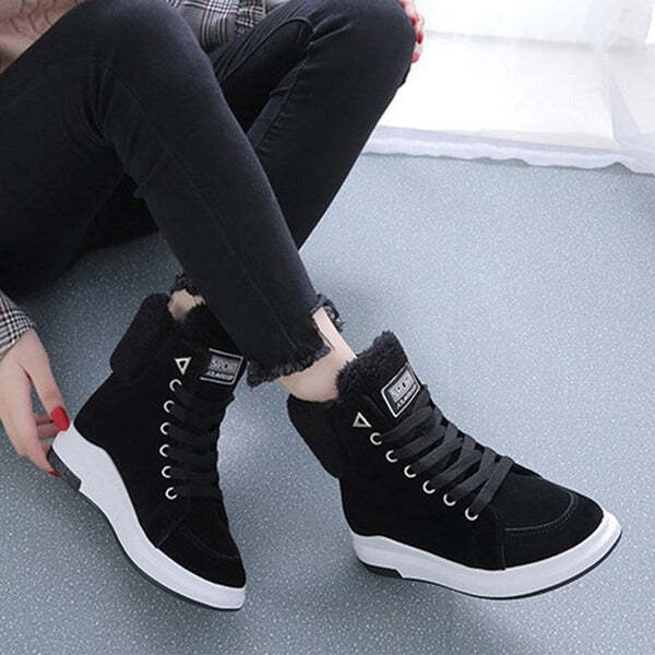Bota de Inverno Feminina Cano Alto Fnac - Imagem 6