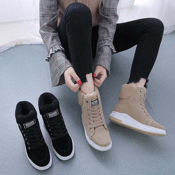 Bota de Inverno Feminina Cano Alto Fnac - Imagem 7