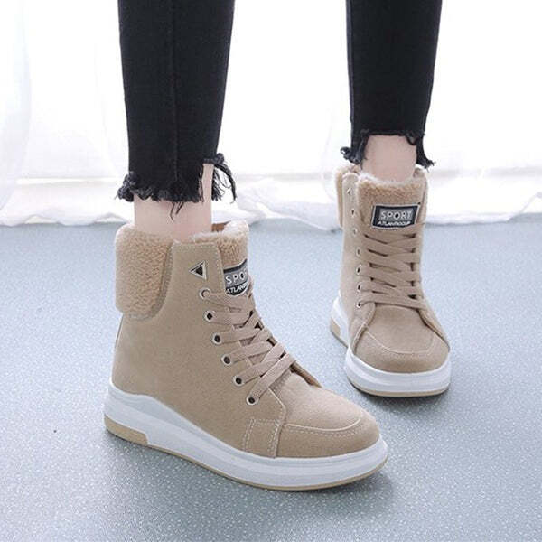 Bota de Inverno Feminina Cano Alto Fnac - Imagem 8