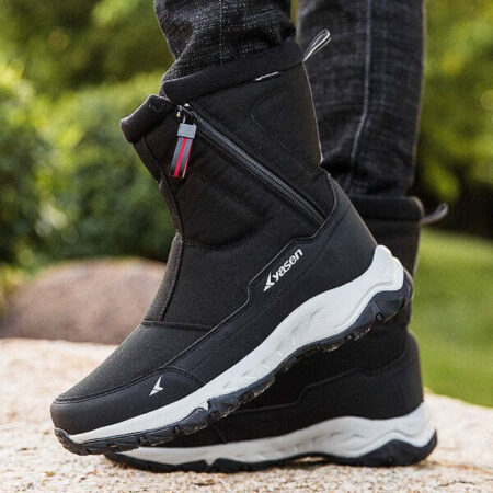 Bota de Inverno Masculina Forrada em Lã Fnac - Imagem 4
