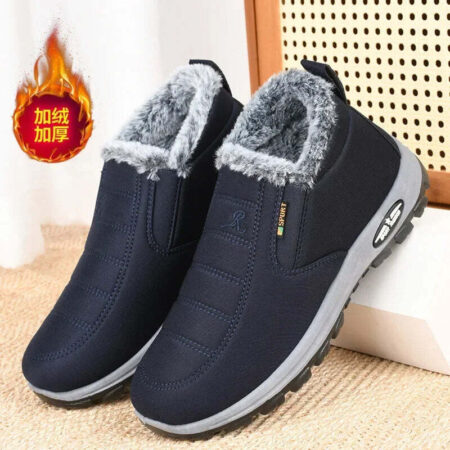 Bota de Inverno Masculina Antiderrapante Impermeável Fnac - Imagem 4