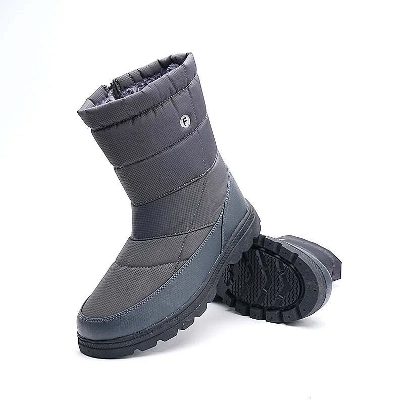 Bota Masculina de Inverno Pelúciada Impermeável Fnac