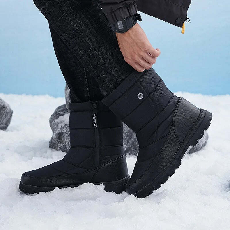 Bota Masculina de Inverno Pelúciada Impermeável Fnac - Imagem 7