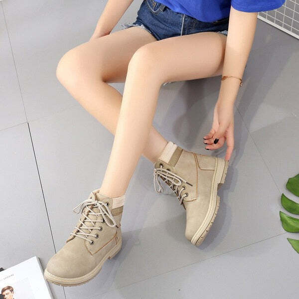 Bota em Couro Feminina de Inverno Fnac - Imagem 3