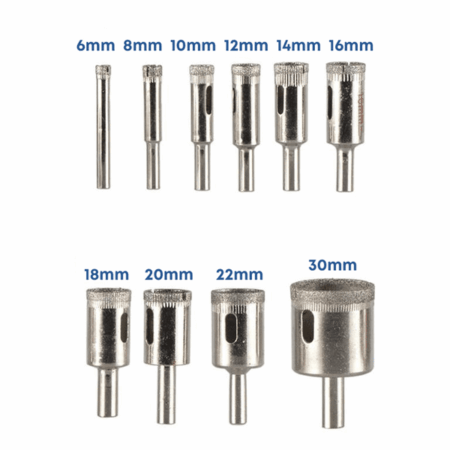 Kit 10 Brocas Diamantadas Serra Copo - Imagem 6