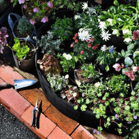 Canteiro Suspenso de Feltro Respirável para Jardim - Imagem 4